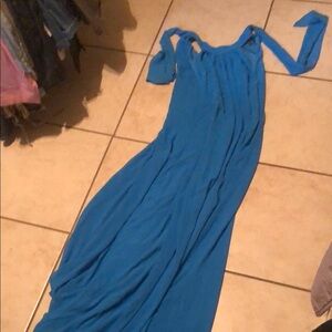 Elegant Blue Evening Gown
